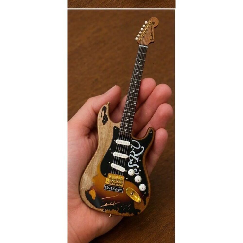 Stevie Ray Vaughan Fender Strat Number One Pride and Joy 10 Inch Miniature